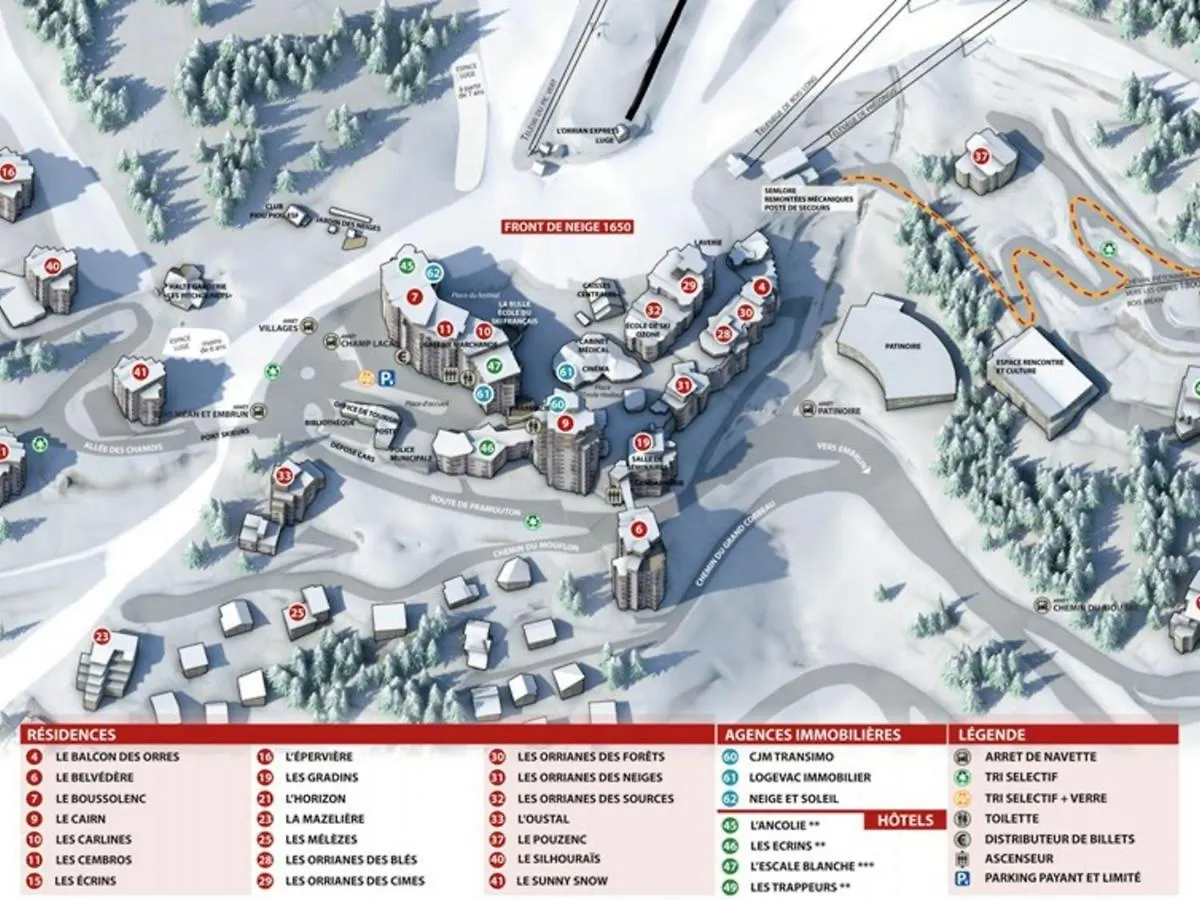Apartment Skis Aux Pieds! Superbe Studio 6 Pers., Proche Station, Balcon Sud Ouest, Tout Equipe - Fr-1-322-290 Les Orres